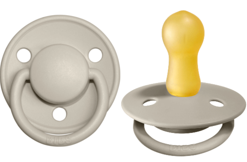 BIBS De Lux Pacifier 2 Pack: Sand