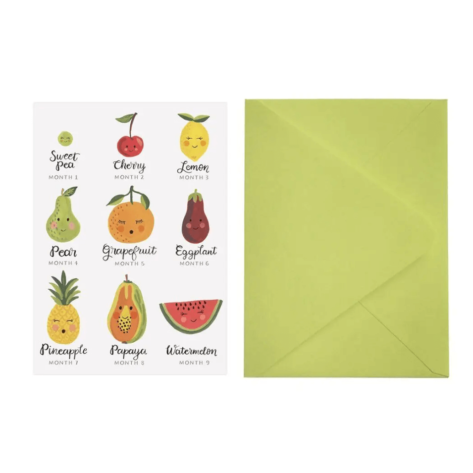 Fruit Pregnancy - Card