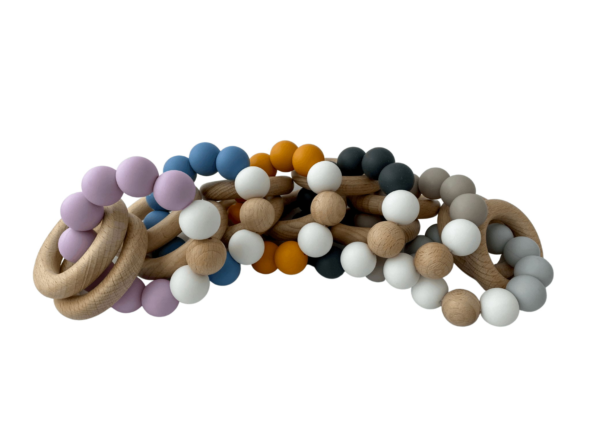 Rattle Teething Ring a 2-in-1 teether and rattle!